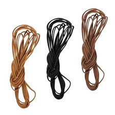 Leather String Suede Cord Leather Cords Rope String for Jewelry Making Beadin...