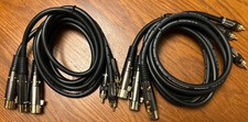 6 Monoprice 3ft Premier Series XLR Female to RCA Male Cable 16AWG Gold Plated