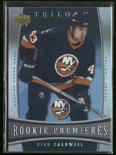 2006-07 Upper Deck Trilogy Ryan Caldwell RC /999 #132 New York Islanders