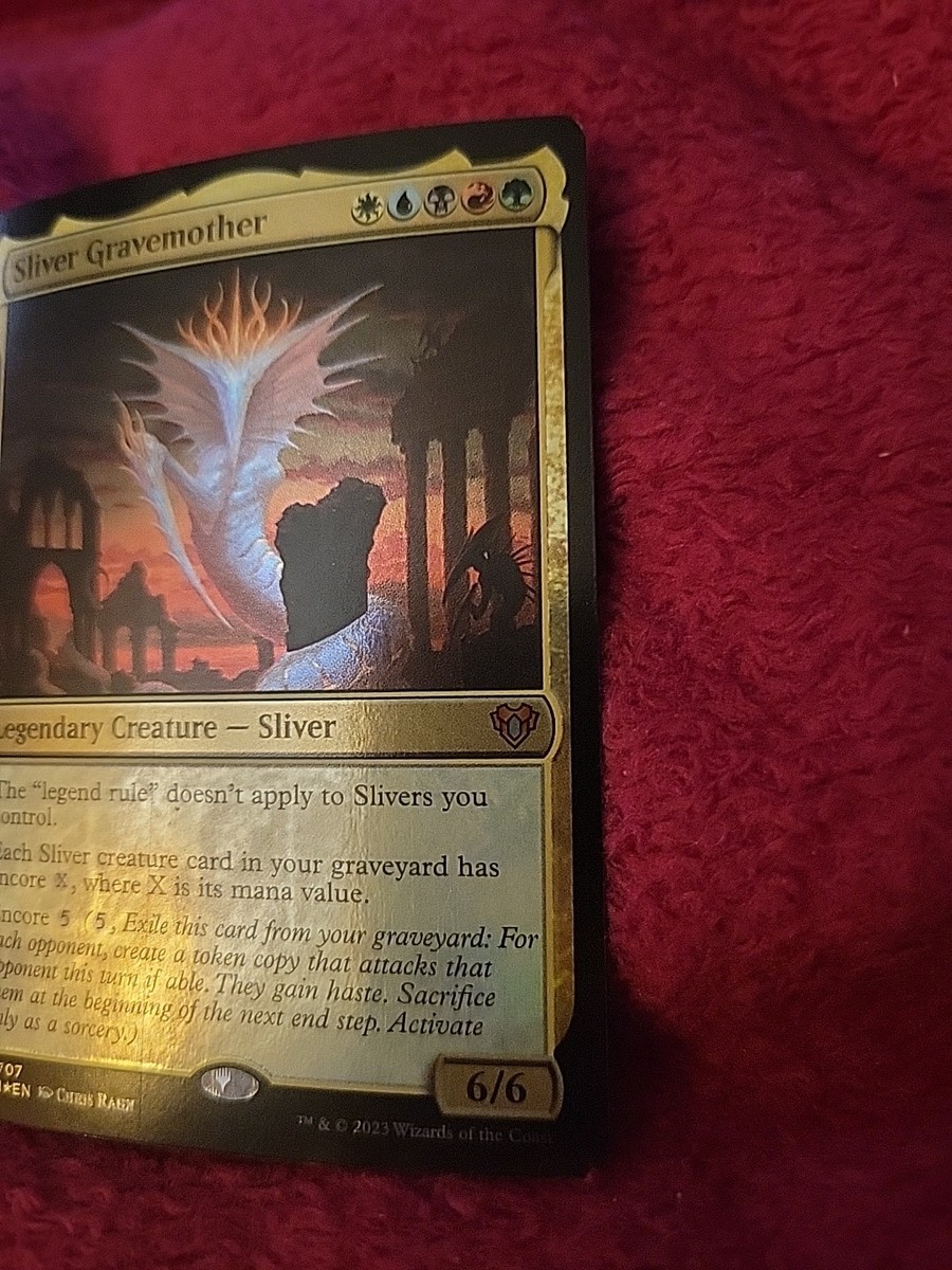 Sliver Gravemother NM FOIL Commander Masters ENGLISH 0707 mtg