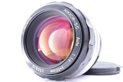 Nikon NIKKOR-S.C Auto 55mm f/1.2 Non-Ai MF Prime [Near Mint] Lens From Japan