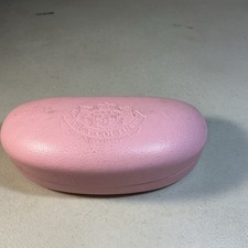 Juicy Couture Pink Sunglasses Eyeglasses Hard Shell Case Clamshell 6.25 x2 x3