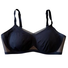 Honeylove Crossover Bra Black Wireless Support Mesh 2X 42C/D LWBR0302V3