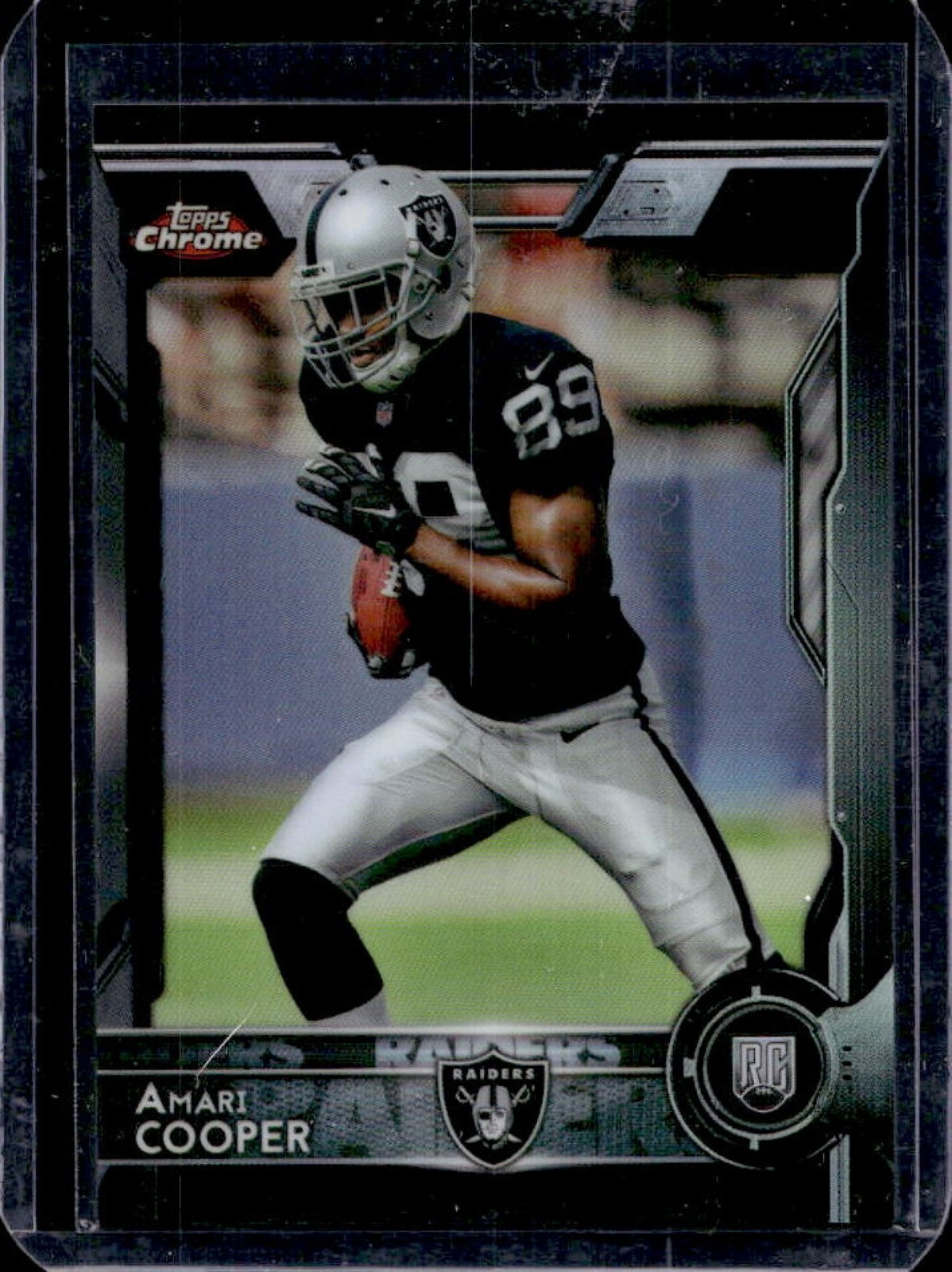 2015 Topps Chrome Amari Cooper RC Black Refractor Rookie #/299 Raiders