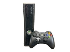 Xbox 360 S Matte Black 4GB Slim Console System W/ 1 Controller - Tested Working