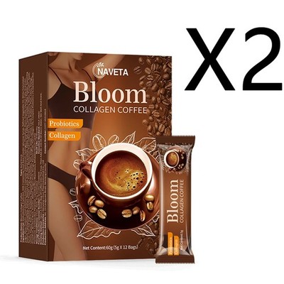 Bloom Collagen Coffee Instant Coffee, for Men and Women - 60g 