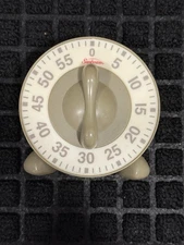 Sunbeam Kitchen Timer VINTAGE ca. 1980's Nice!!!