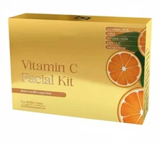 Vitamin C Facial Kit After Sun Skin Care | One Time Use Kits For Women and Men