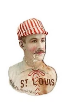 1887-1888 #11 Walter Arlie Latham 3rd Base H.D.S. & Co. Scrapps Die-Cuts, (Y95)