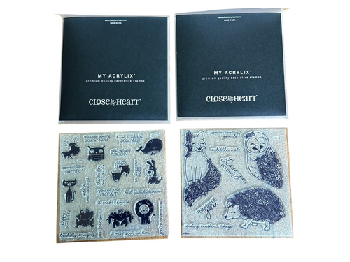 4 Close To My Heart Stempel und dünne Schnitte verschiedene Tiere und Fische - Bild 3 von 5