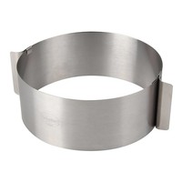 Dr.Oetker Verstellbarer Tortenring 16 - 30 Cm Aus Edelstahl