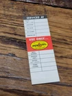 Lot Of 10 Pennzoil Service Reminder Sticker Decal Pad Gas Oil Can Memorabilia