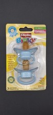 Playtex BINKY 2pk Pacifiers Most Like Mothers Nipple LATEX 0-24 Mo. Aug 2014 VTG