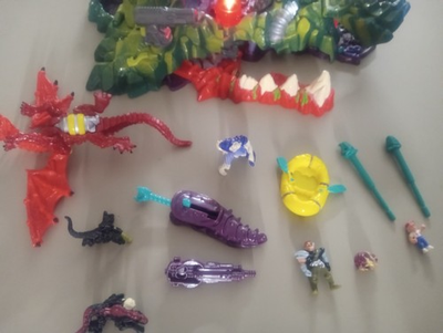#ad 1992 Storms Dragon Island Complete Mighty Max Bluebird Works Very Clean $115.00