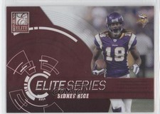 2010 Donruss Elite Elite Series Red 510/999 Sidney Rice #22 0l2