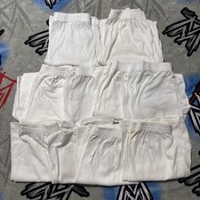 Deadstock Diamond Shirts Single Stitch Medium White Shorts USA Made (Lot of 10)