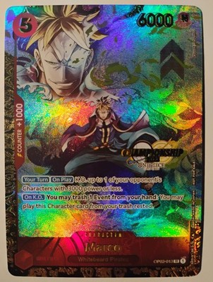 Marco (Championship 2023) PR One Piece Promotion Cards OP03-013 NM Proxy