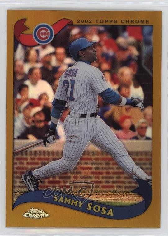2002 Topps Chrome Gold Refractor Sammy Sosa #250