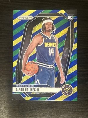 2024-25 Panini Prizm - DaRon Holmes #235 Blue Yellow & Green Prizm (RC)