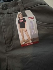 Boys Levi's 511 Slim Stretch 18 Reg Grey Pants