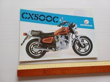 Honda CX 500 C custom 1981 depliant ITALIANO originale