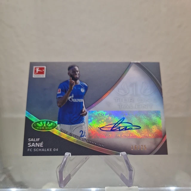 2020-21 Topps Tier One Bundesliga - Salif Sane Auto /25 FC Schalke 04