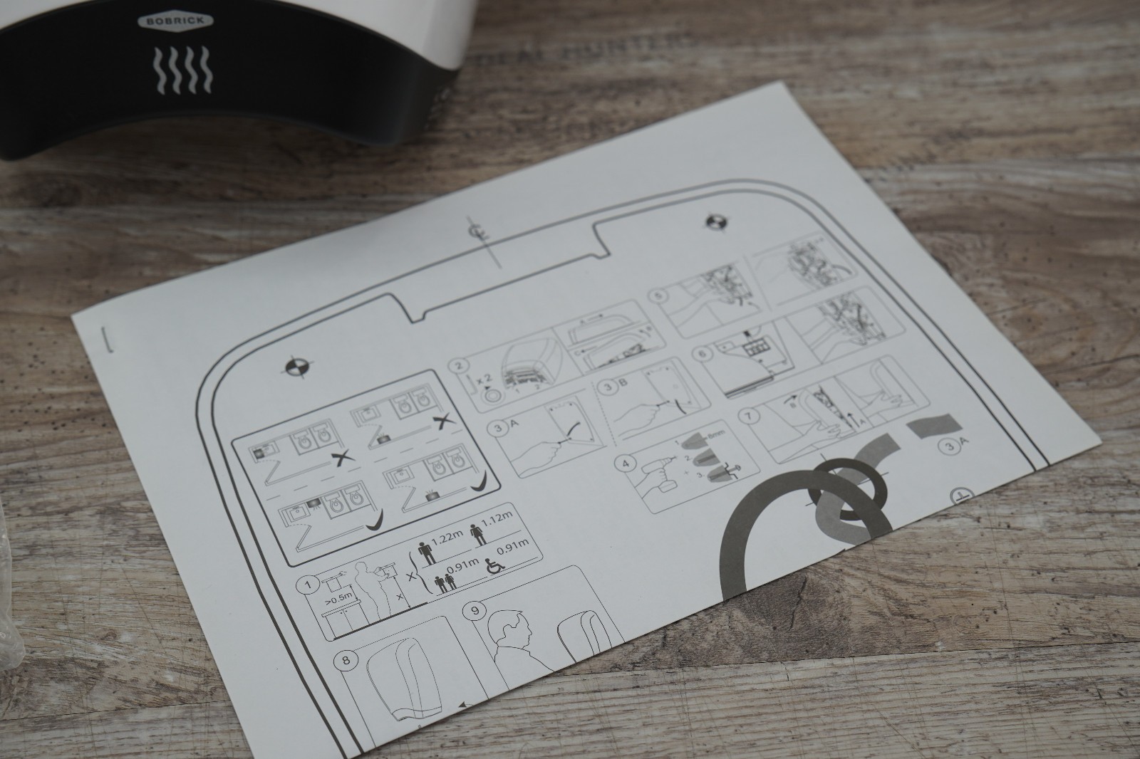 Bobrick Quiet Dry™ Terra Dry™ SurfaceMounted White Epoxy Hand Dryer