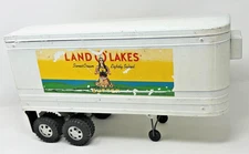 LAND O LAKES Butter DUNWELL toys pressed steel trailer semi truck tractor cargo
