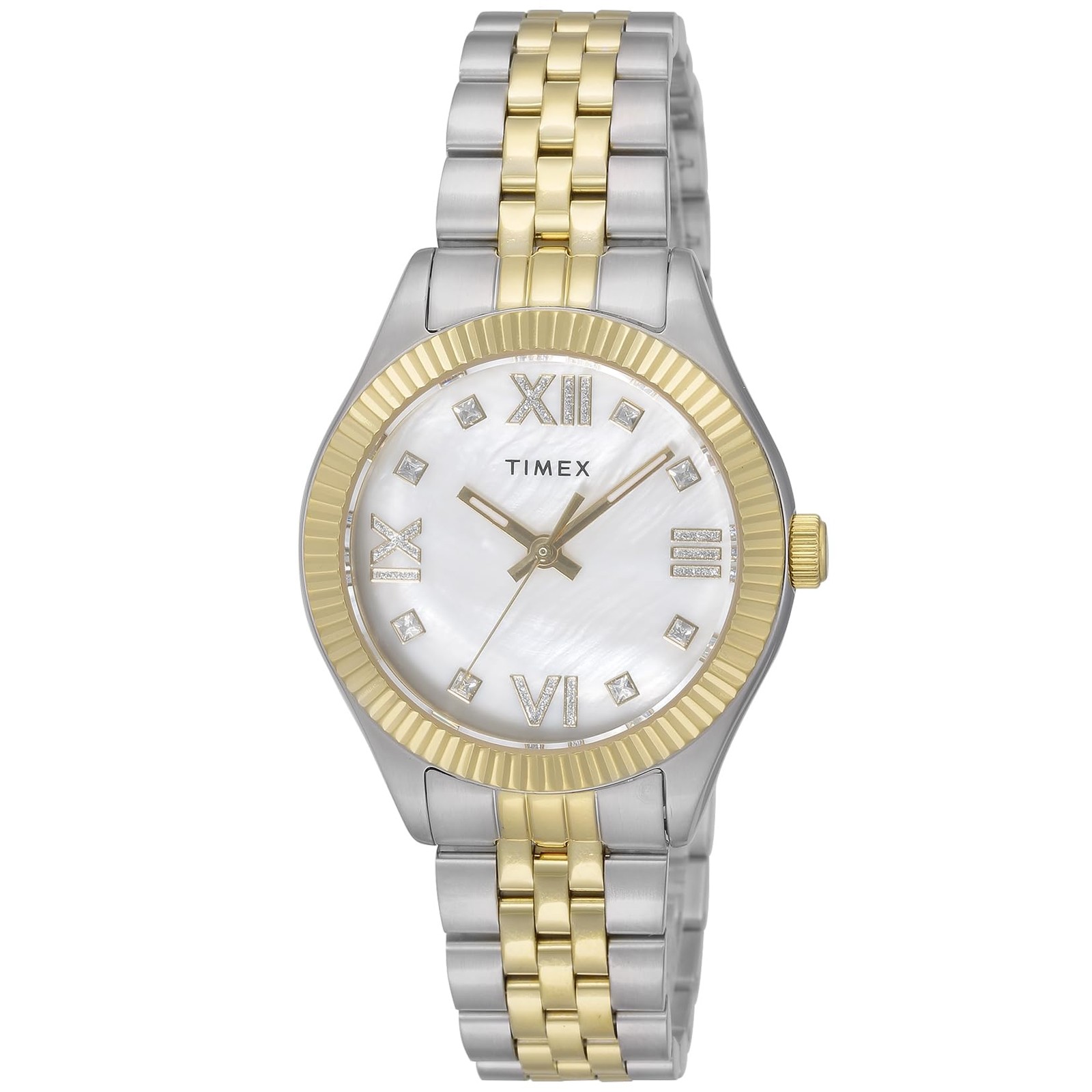 Unused TIMEX Waterbury Legacy TW2V45600 Silver Stainless Women's Watch in Box