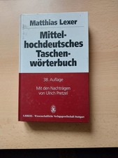 Mittelhochdeutsches Taschenwörterbuch von Le...