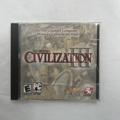 PC game Sid Meier's CIVILIZATION III (PC CD-ROM, 2005) Civilization 3 game
