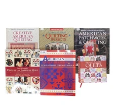 Vintage Lot 6 American Quilting Books Better Homes & Gardens Rodale Patchwork