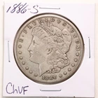 1886-S $1 Morgan Silver Dollar in Choice VF Condition #7576