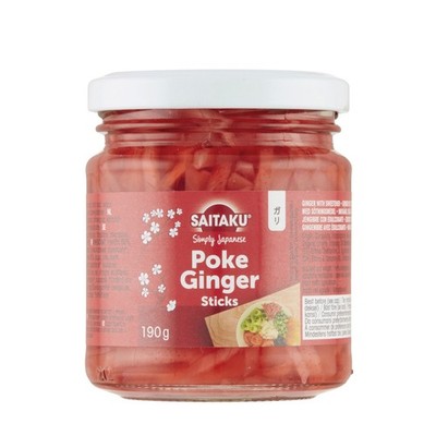 Saitaku Poke Ginger Sticks Ingwer in Stäbchen Glas 110g