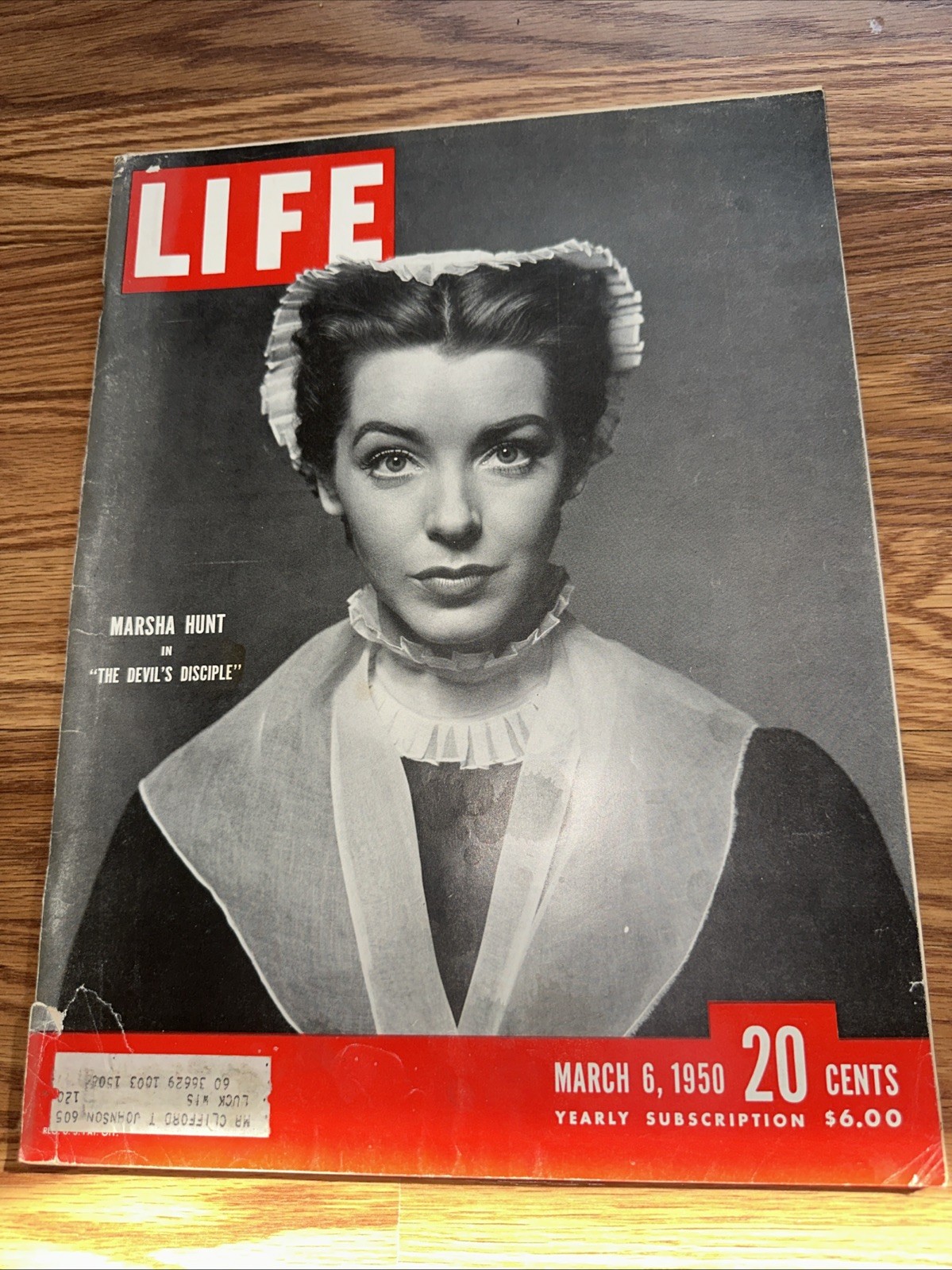 Vtg Life Magazine March 6 1950 Marsha Hunt The Devils Disciple