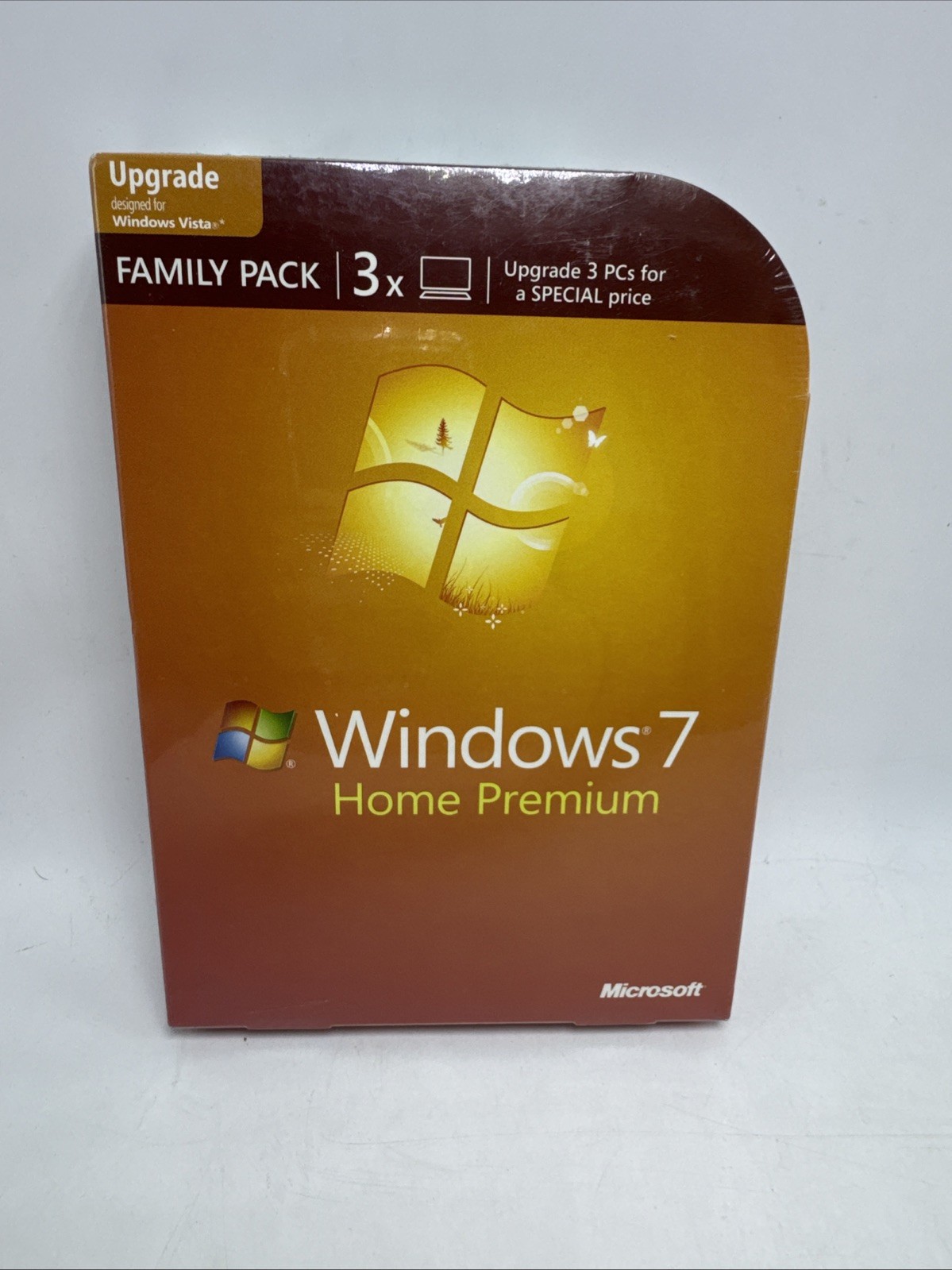 Microsoft Windows 7 Home Premium 2010 Family Pack New Sealed