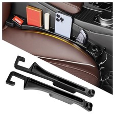 2PCS Upgraded Car Seat Gap Filler Organizer,Versatile No Drop Seat Guard for