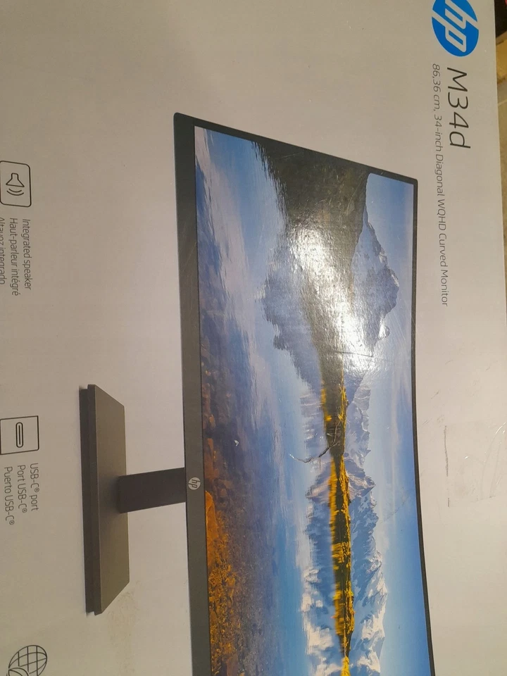 DEFEKT HP M34d 34-Zoll-Monitor QHD Ultra Wide 1440p - Bild 3 von 4