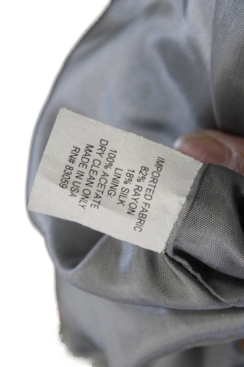 Drew Womens Basic Jacket Beige Button Long Sleeve… - image 6