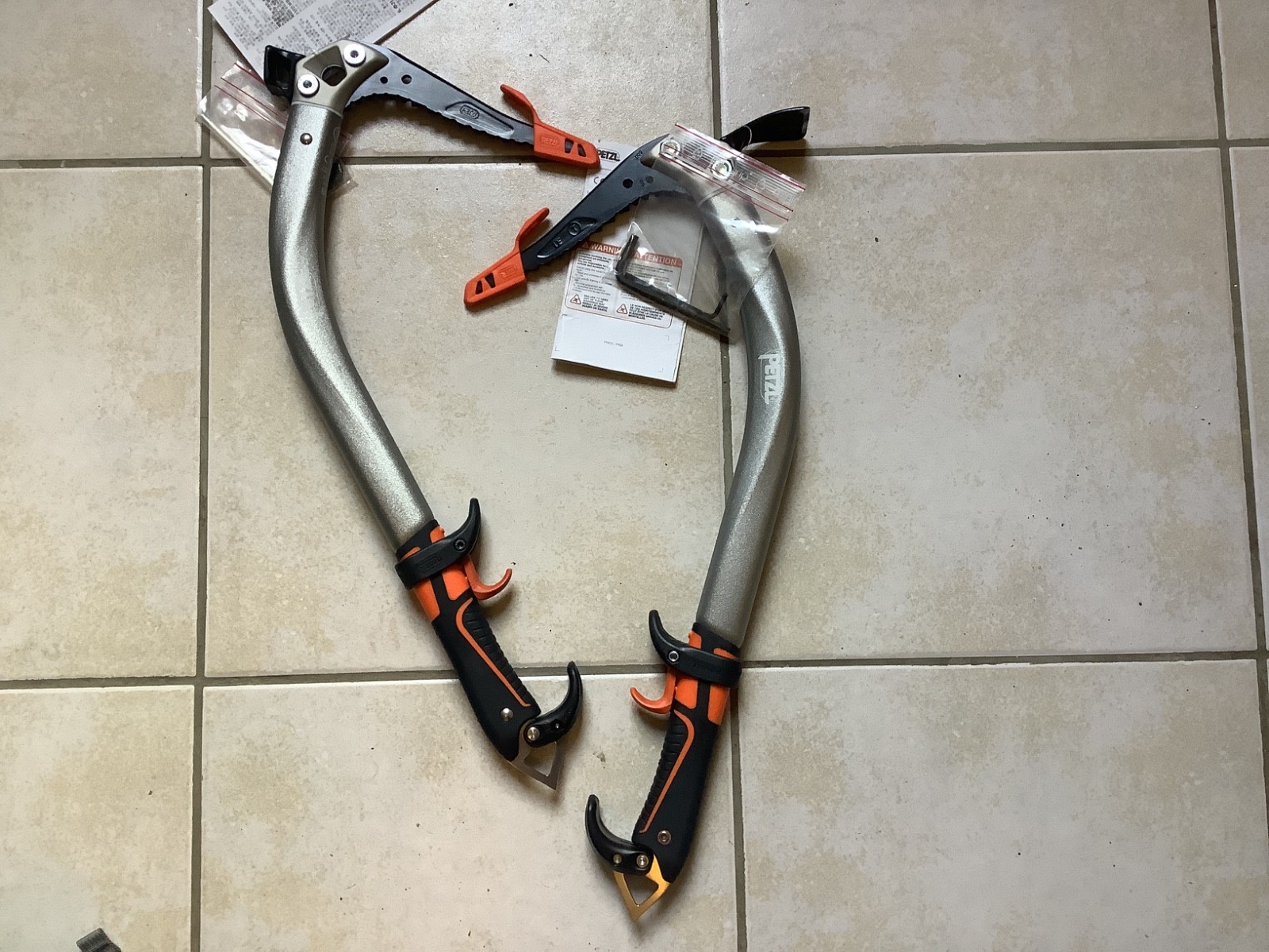 piolets petzl quark marteau panne