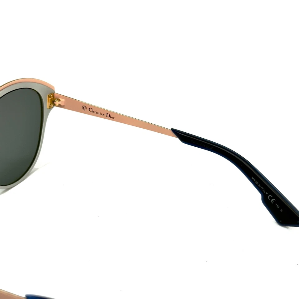 CHRISTIAN DIOR SUN Grey Peach Aluminum Fashion Sunglasses DIORSUN Authentic - Image 3 of 4