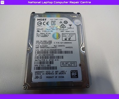HGST 1TB 2,5 HDD SATA HTS541010A9E680