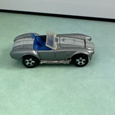 1982 Vintage Hot Wheels SHELBY COBRA 427 S/C Gray w/ Rare Chrome 5 Spoke Wheels