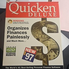 Quicken Deluxe 97 Personal Finance Software CD-ROM for Windows 95  3.1