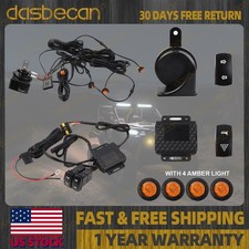 Turn Signal Horn Street Legal Kit w/ 4 Amber Lights For ATV UTV Polaris Ranger