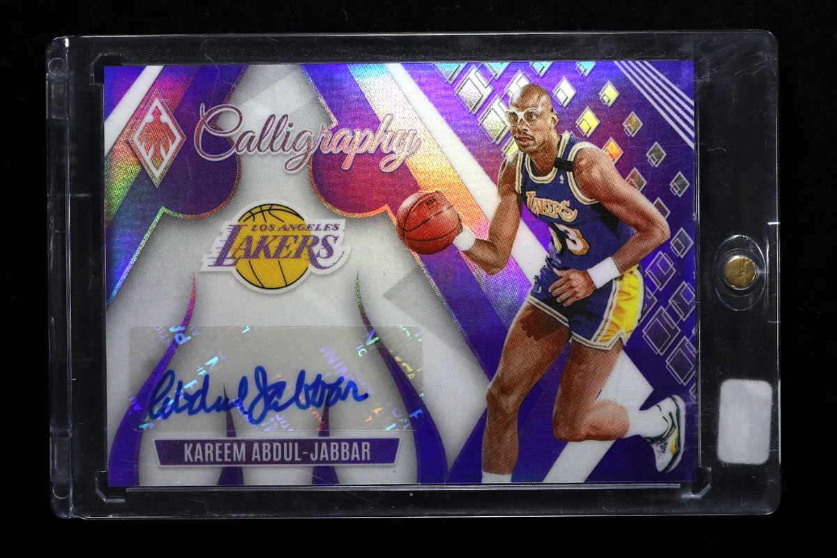 Panini Kareem Abdul-Jabbar 篮球亲笔签名体育交易卡和配件| eBay