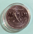 2010 Canada VANCOUVER OLYMPIC HOCKEY 1 Oz .9999 FINE SILVER $5 Coin UNC 🇨🇦🏒