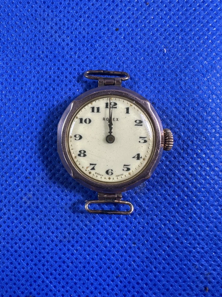 Reloj Rolex antiguo de oro rosa de 9 quilates de la década de 1920 #202 Foto 3 de 4