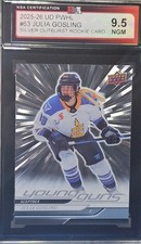 24-25 Upper Deck PWHL Julia Gosling Young Guns Silver Outburst 🚨🚨🚨 KSA 9.5 