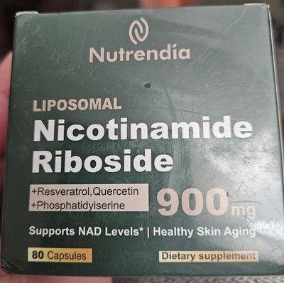 900mg Liposomal Nicotinamide Riboside Supplement for Skin Aging Support EXP 3/27